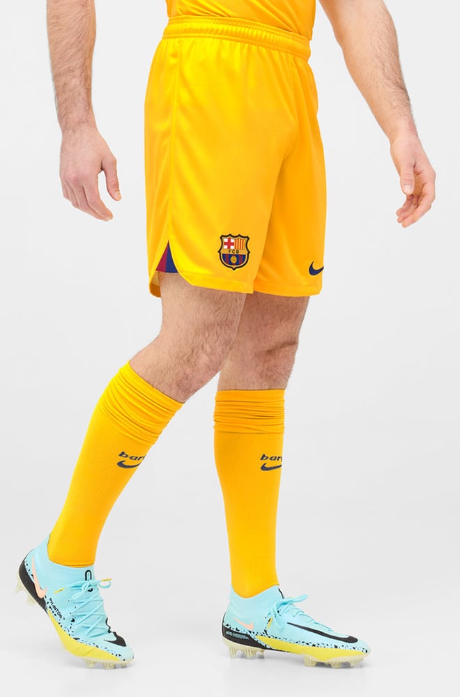 Kid's FC Barcelona 2023/24 Fourth LFP Shorts