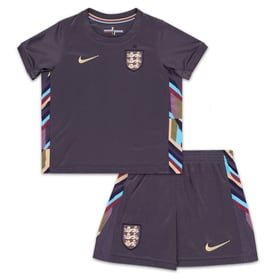Kinder England Auswärtstrikot+Kurze Hosen EURO 2024