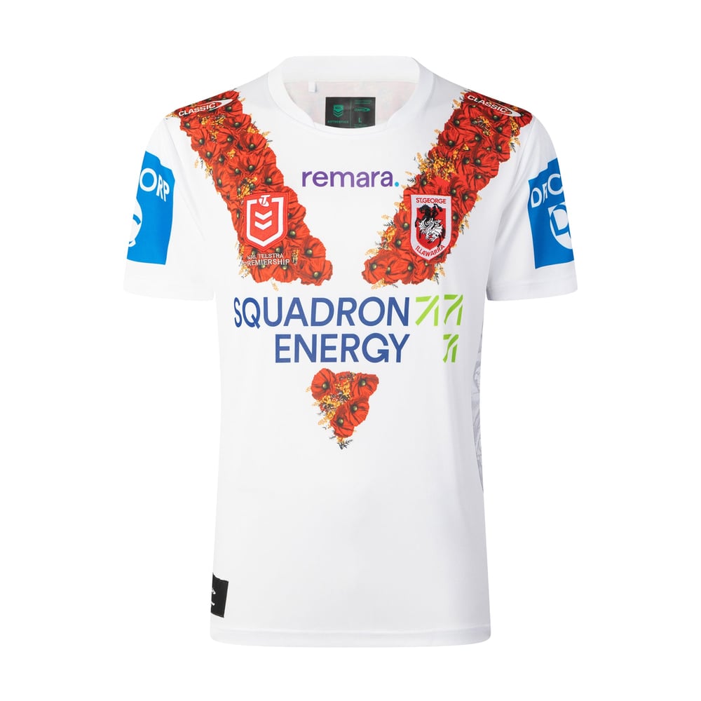 Men's St. George Illawarra Dragons 2026 ANZAC Round Shirt