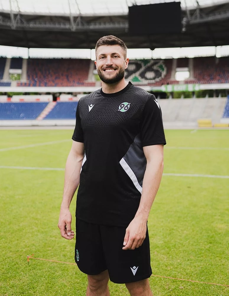Herren Hannover 96 2024/25 Drittes Authentisches Trainingsshirt - Schwarz