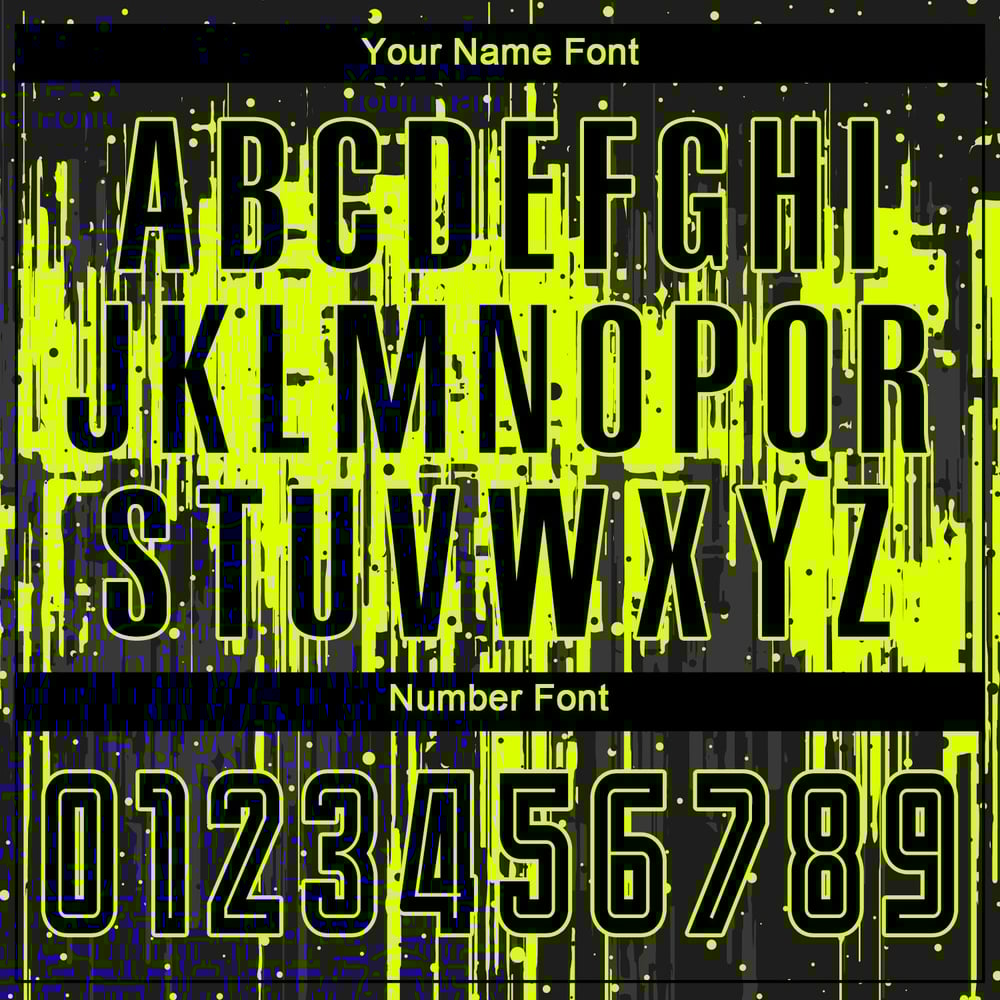 Jersey Sublimation Neon Green Uniform Custom Black Soccer