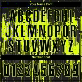 Jersey Sublimation Neon Green Uniform Custom Black Soccer