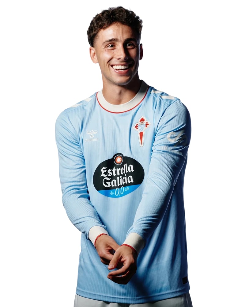 Kinder Celta Vigo 2026/27 Heimtrikot mit langen Ärmeln
