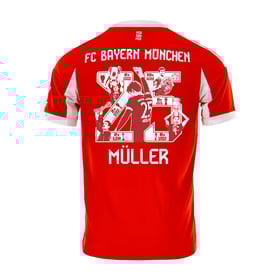 Maillot Homme Bayern Munich 2025/26 Domicile - Müller #25