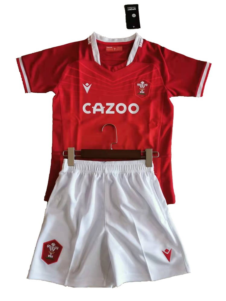 Kid's Wales Rugby 2022 Home Shirt