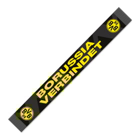 BVB Borussia Dortmund Vereint gegen Antisemitismus Schal - Schwarz