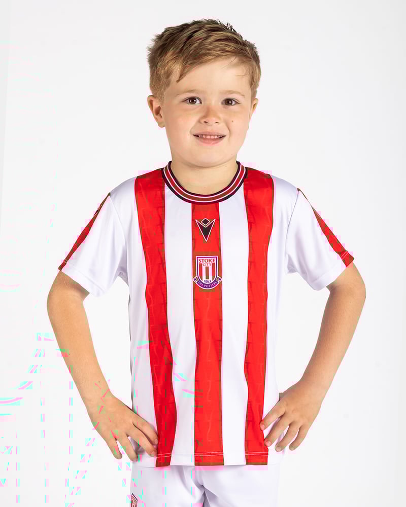 Kid's Stoke City 2024/25 Home Kit