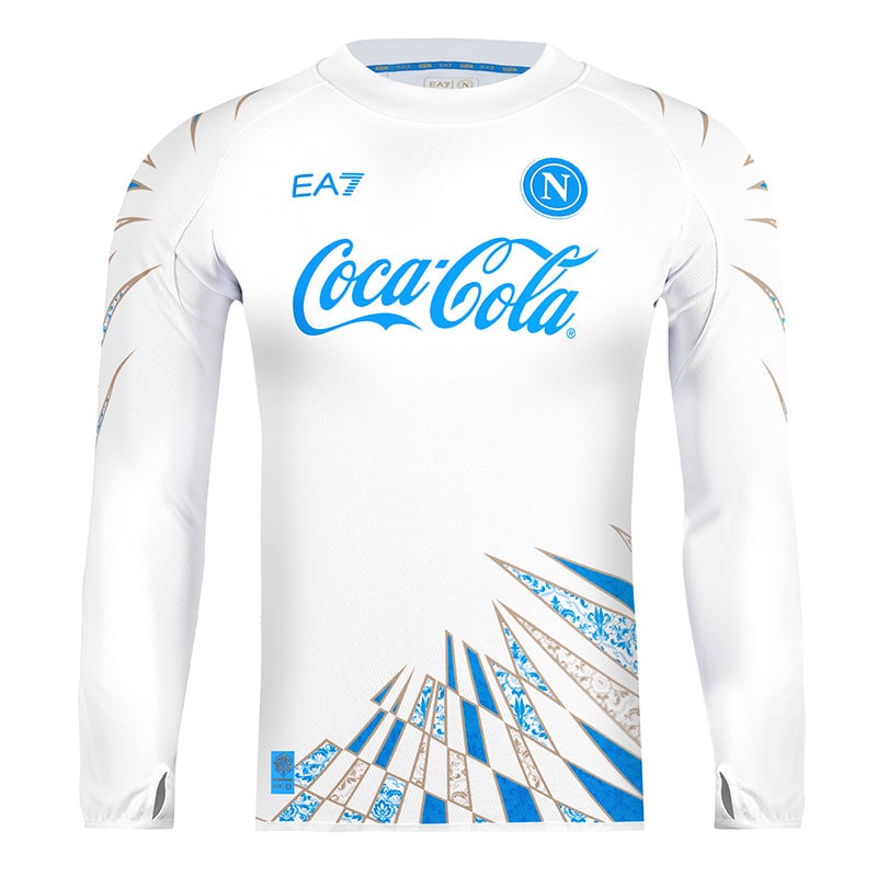 Herren Napoli 2025/26 Drittes Pre Match Langarmtrikot