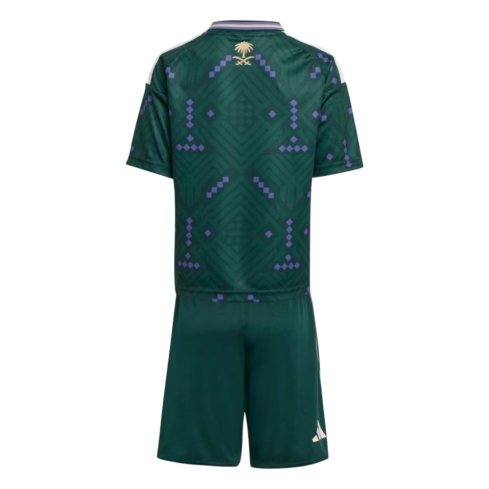 Conjunto local infantil Arabia Saudita 2026 Copa del Mundo