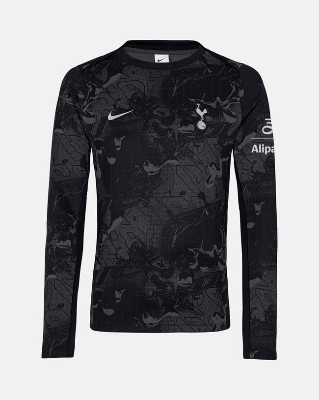 Herren Tottenham Hotspur 2025/26 Auswärts Langarm Aufwärmtrikot