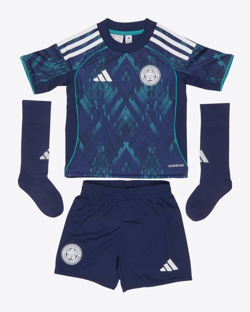 Kinder Leicester City 2025/26 Auswärtsset