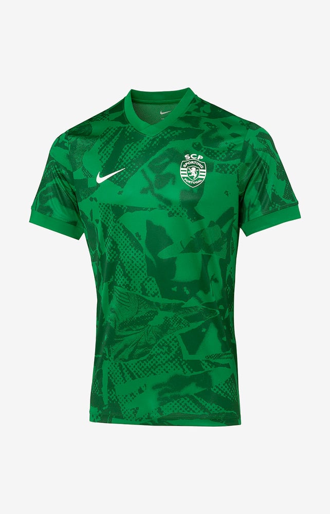 Herren Sporting CP 2025/26 Drittes Aufwärmtrikot – Grün