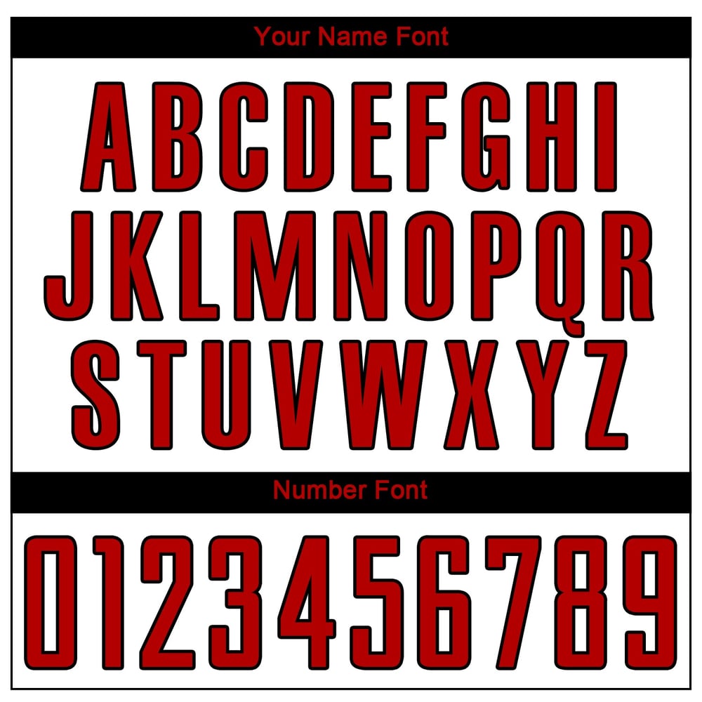 White Red-Black Jersey Uniform Sublimation Soccer Custom