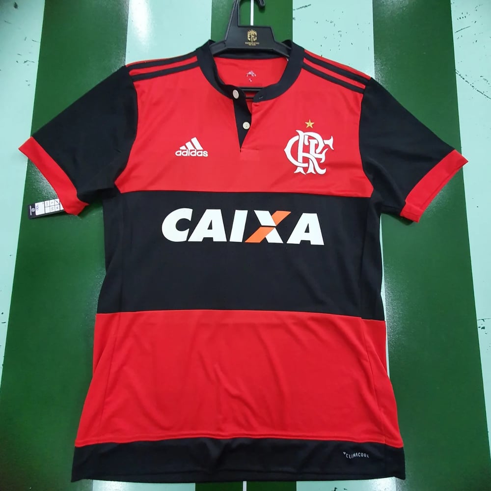 Men's VINI JR. Flamengo 2017/18 Home Shirt
