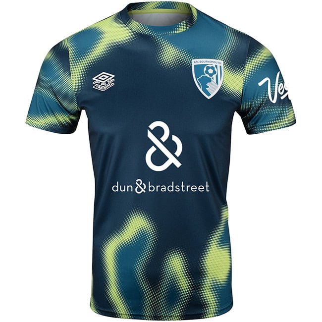 Herren AFC Bournemouth 2024/25 Dritttrikot Warm-Up - Gr체n