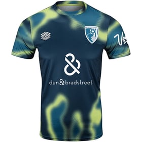 Herren AFC Bournemouth 2024/25 Dritttrikot Warm-Up - Gr체n