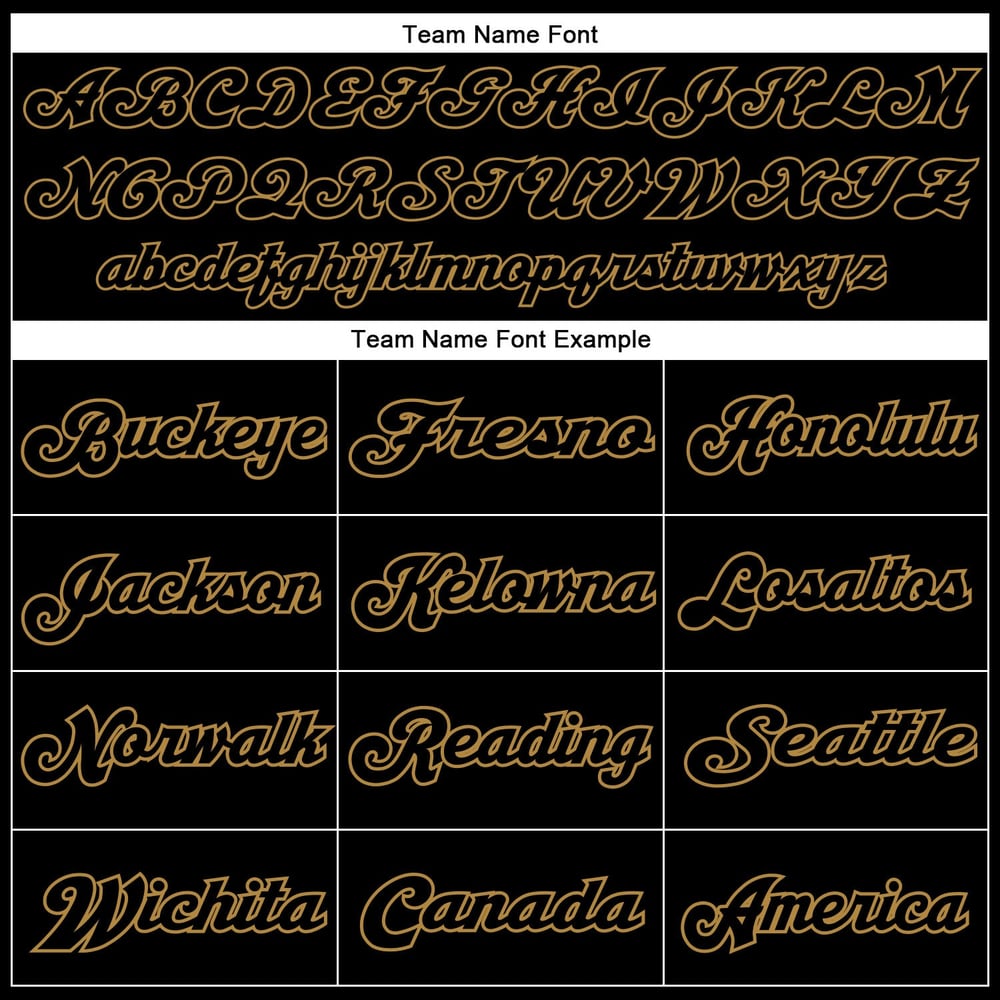 Black Throwback Mesh Authentic Jersey Football Gold Custom Black-Old