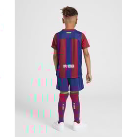 Kinder Barcelona Heimtrikot+Kurze Hosen 23/24