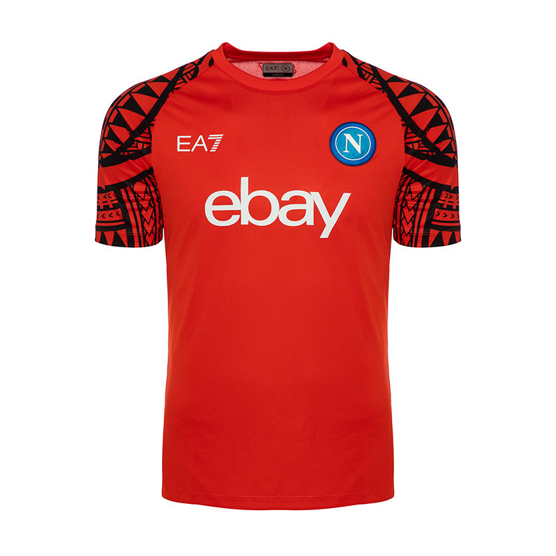 Herren Neapel 2023/24 Dritte Authentische Trainingsshirt - Orange