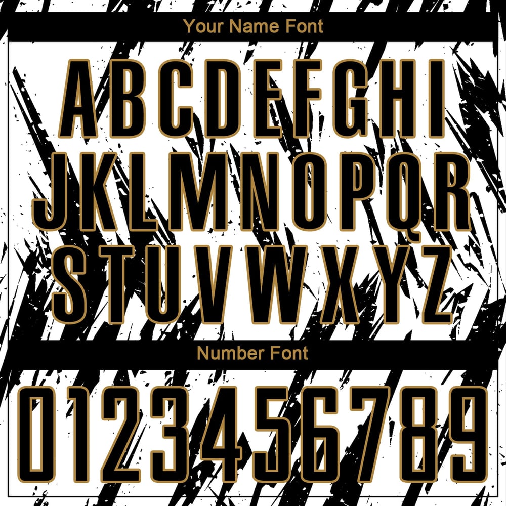 White Black-Old Soccer Uniform Jersey Sublimation Gold Custom