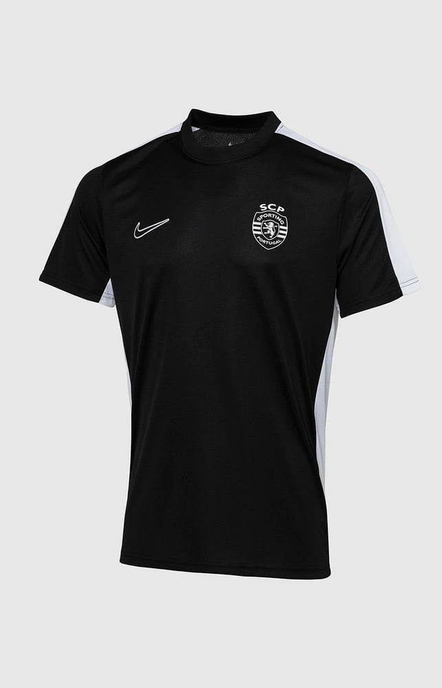Herren Sporting CP 2023/24 Drittes Authentisches Trainings-Trikot - Schwarz
