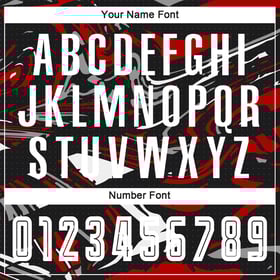 Sublimation Custom Jersey Soccer White-Red Figure Uniform