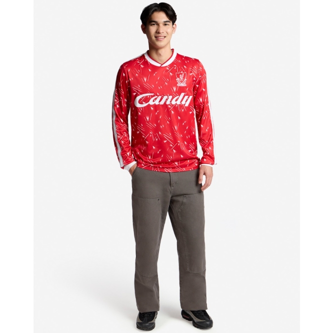 Maillot Rétro Domicile Candy Manches Longues Homme Liverpool 1989/91