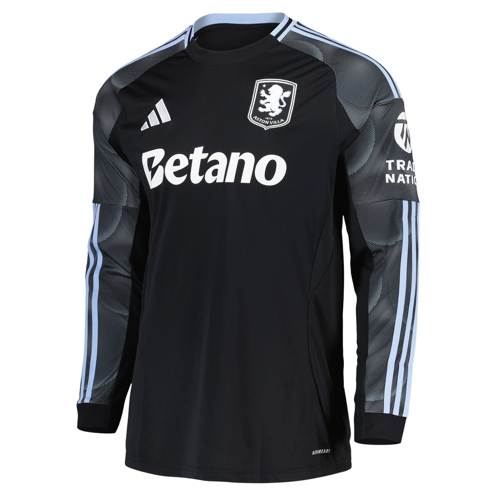 Herren Aston Villa 2025/26 Auswärts Langarmtrikot