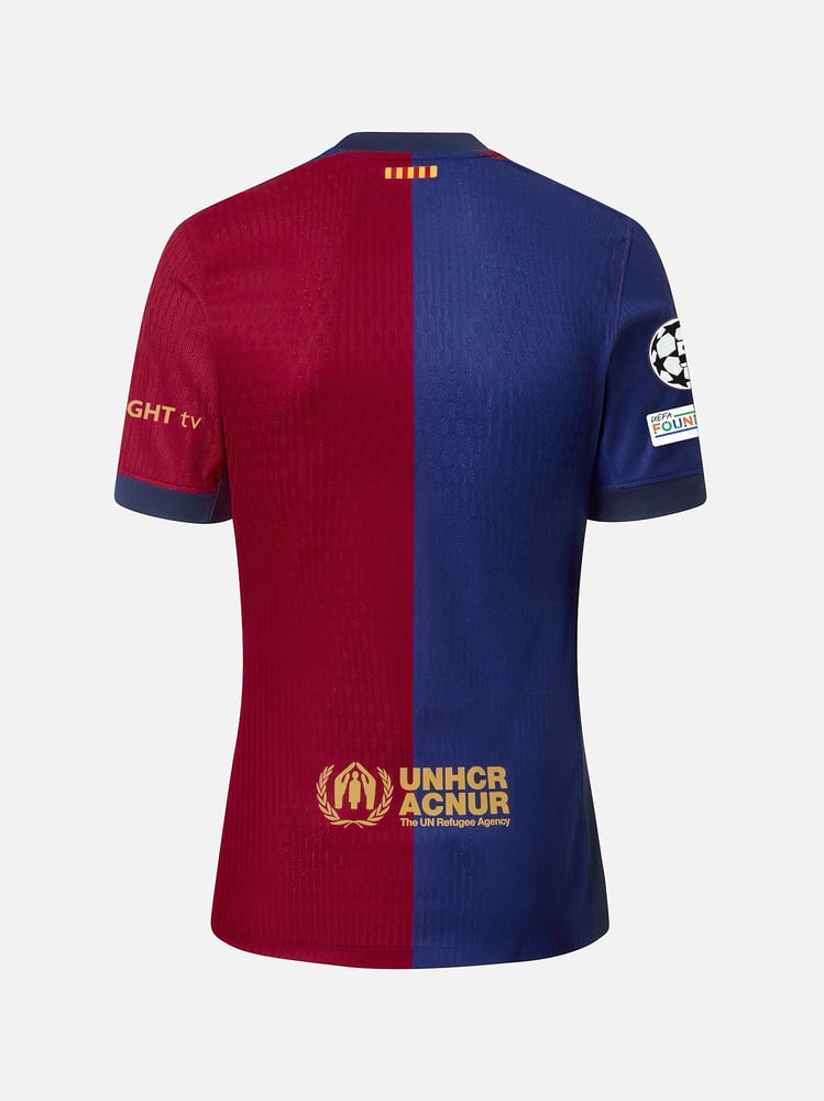 Men's FC Barcelona 2024/25 Home Long Sleeve UCL Shirt