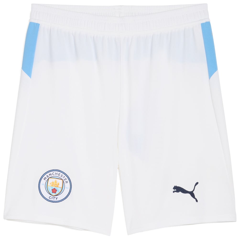 Damen Manchester City 2025/26 Heimshorts – Weiß