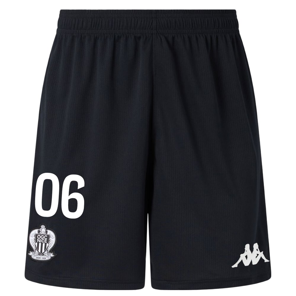 Kid's OGC Nice 2025/26 Home Shorts