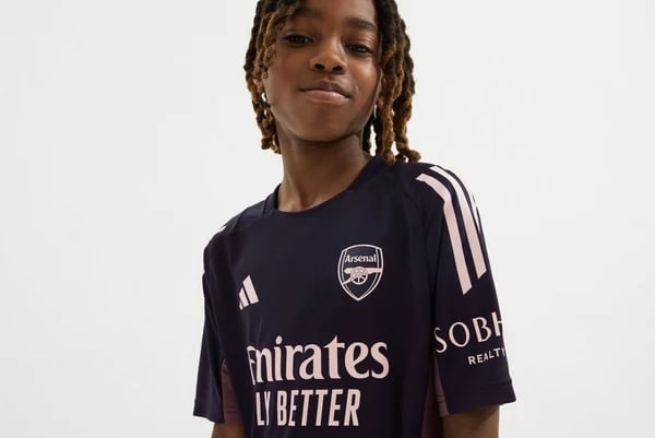 Kinder Arsenal 2024/25 Dritttrikot Training Authentic - Schwarz