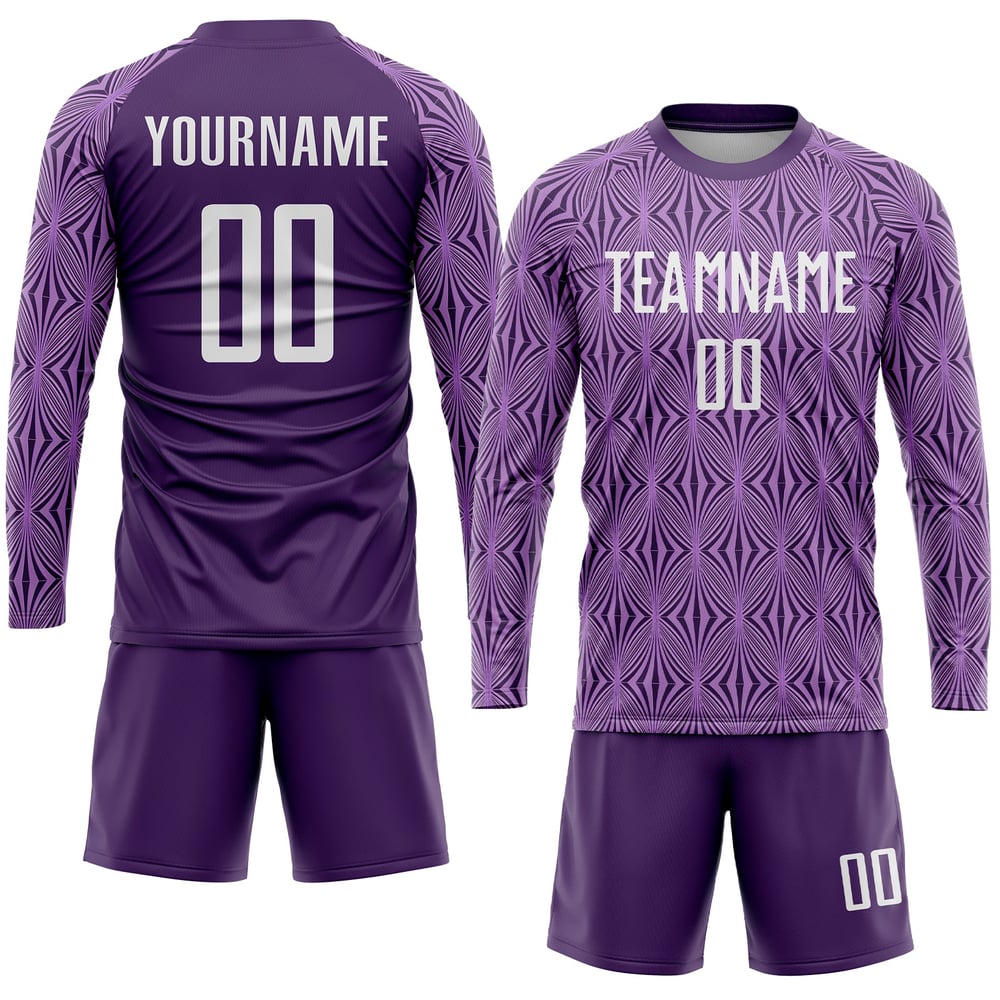 Soccer Jersey Purple Uniform White Custom Sublimation