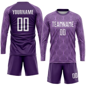 Soccer Jersey Purple Uniform White Custom Sublimation