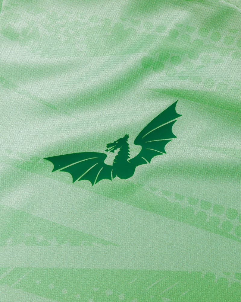 Kid's Scarlets 2026/27 Third Pre Match Shirt - Green