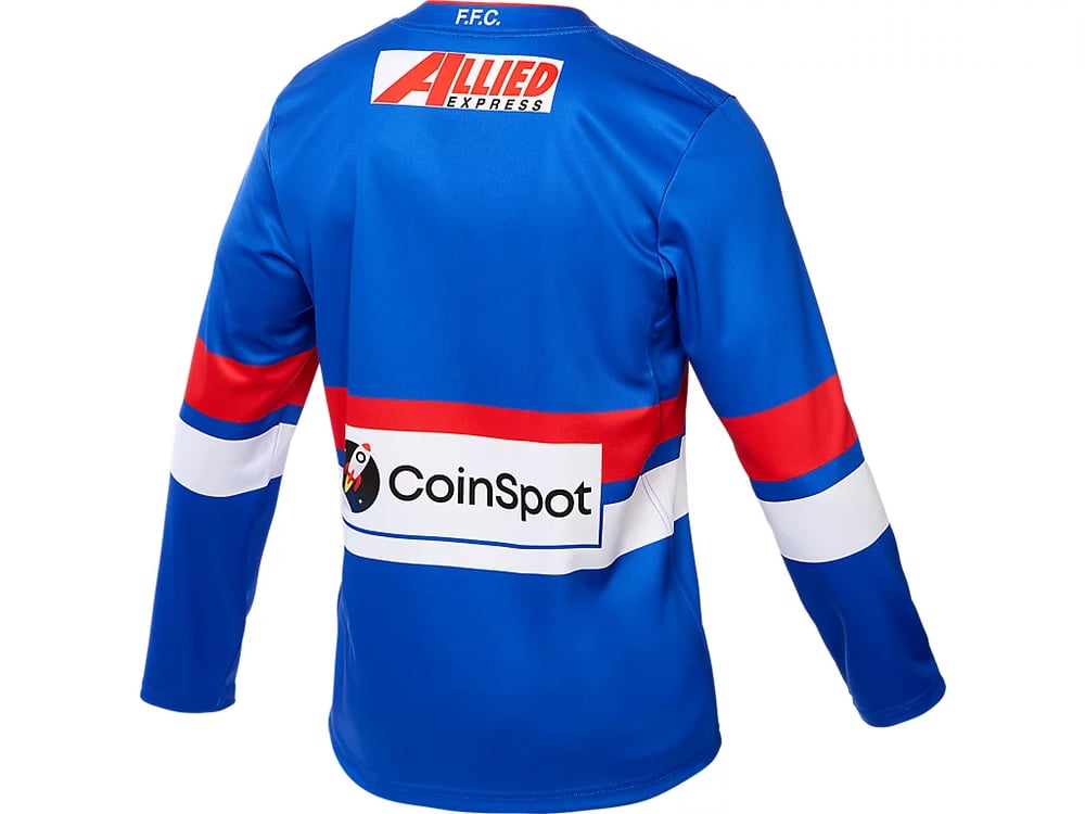 Kid's Western Bulldogs 2025 Home Long Sleeve Guernsey