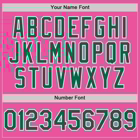 Authentic Pink Sleeveless Jersey Kelly Custom Green-White Baseball