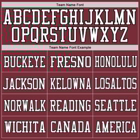 Custom Jersey Authentic White-Black Mesh Football Burgundy