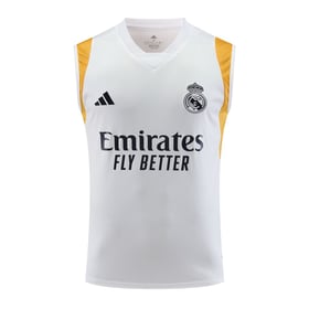 Real Madrid Weiße Vor dem Spiel Weste 23/24