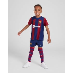 Kinder Barcelona Heimtrikot+Kurze Hosen 23/24