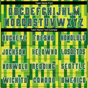 Custom Neon Uniform Jersey Green Sublimation Soccer Green-Gold