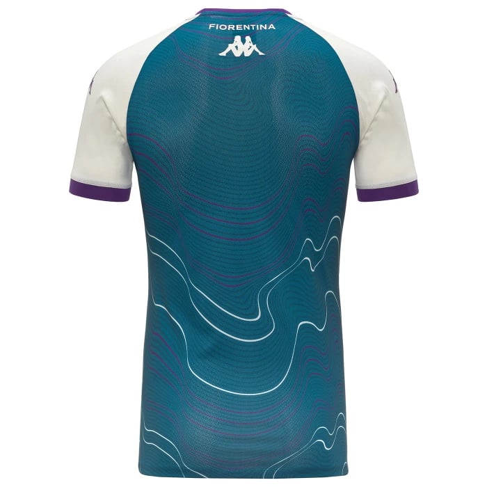 Herren Fiorentina 2025/26 Ausweich-Aufwärmtrikot – Türkis