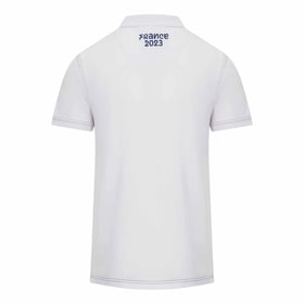 Men's France Rugby 2023 Away White Polo Shirt
