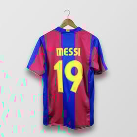 Kinder FC Barcelona 2007/08 Heimtrikot