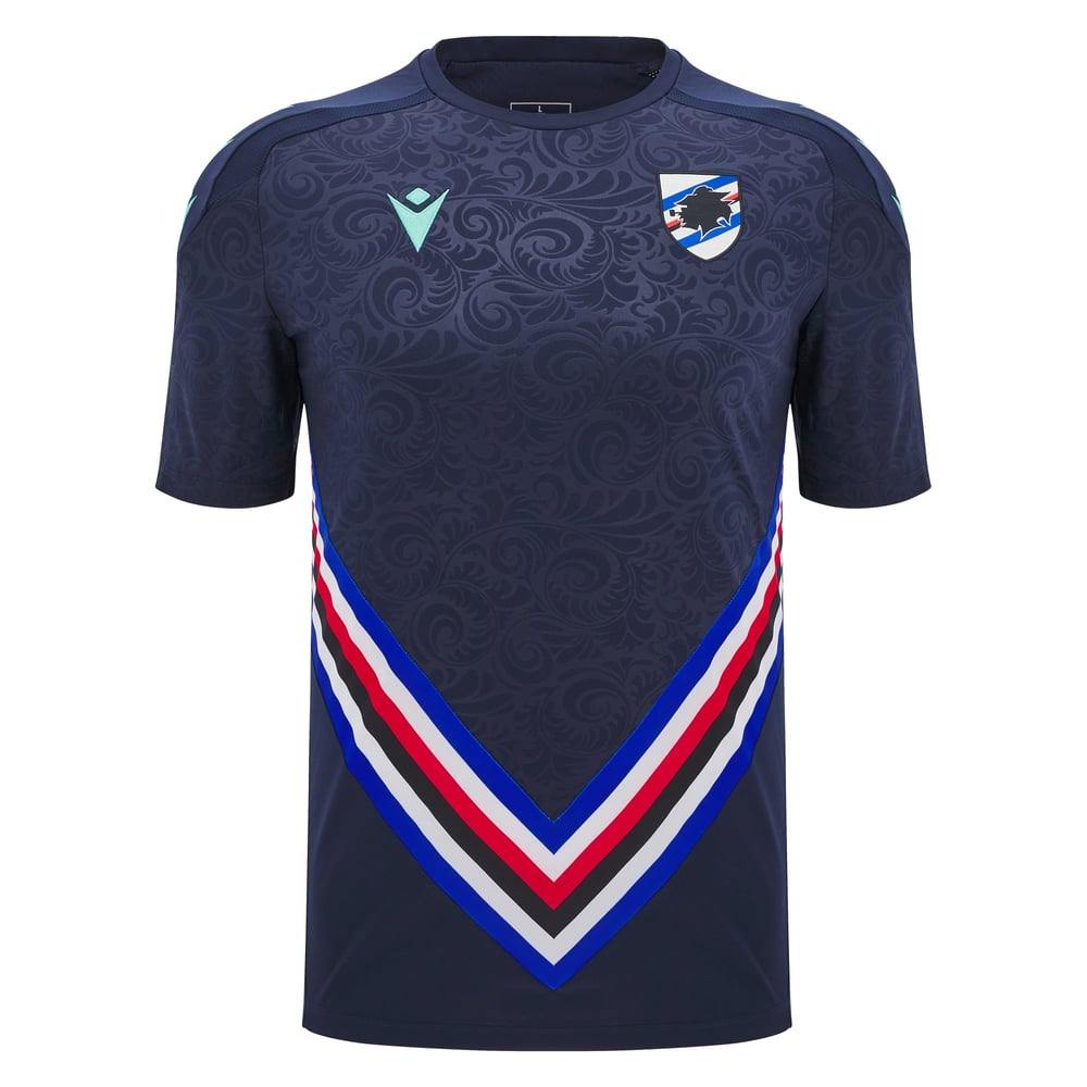 Herren UC Sampdoria 2024/25 Drittes Authentisches Training Shirt - Navy