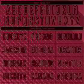 Soccer Sublimation Shapes Custom Black Uniform Jersey Crimson Geometric