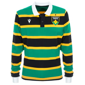 Kid's Northampton Saints 2025/26 Home Long Sleeve Shirt