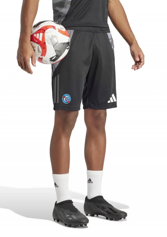 Herren Straßburg 2024/25 Drittes Authentisch Training Shorts – Grau