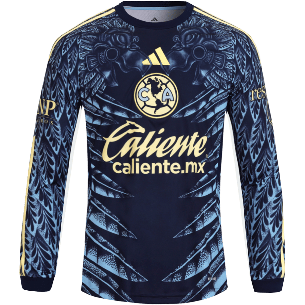 Herren Club América 2025/26 Auswärtstrikot Langarm