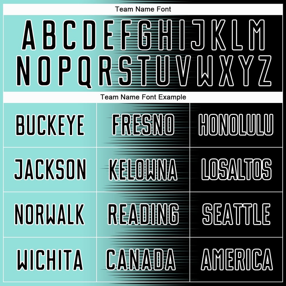 Gradient Custom Jersey Ice Line Soccer Black Blue-White Uniform Sublimation